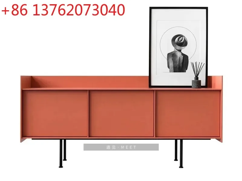 

Nordic design dining side cabinet, tea cabinet, entrance entrance door