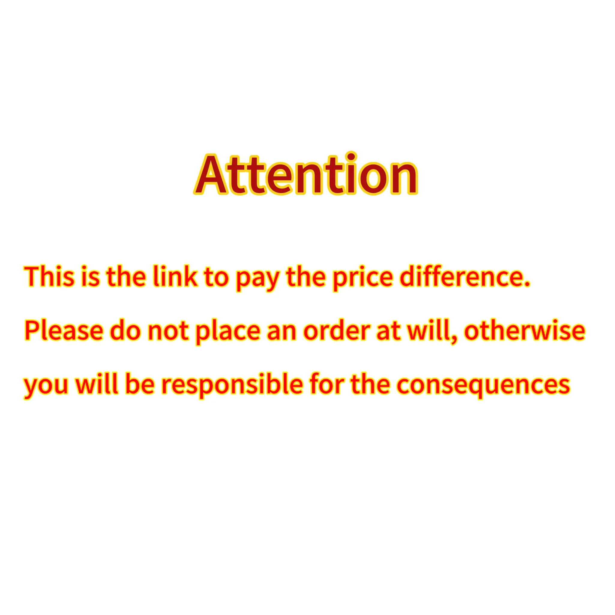 Special Payment Link for Customize Additional Pay or Extra Shipping Cost Price Difference Ordinary Ship on The Order Standard image 3