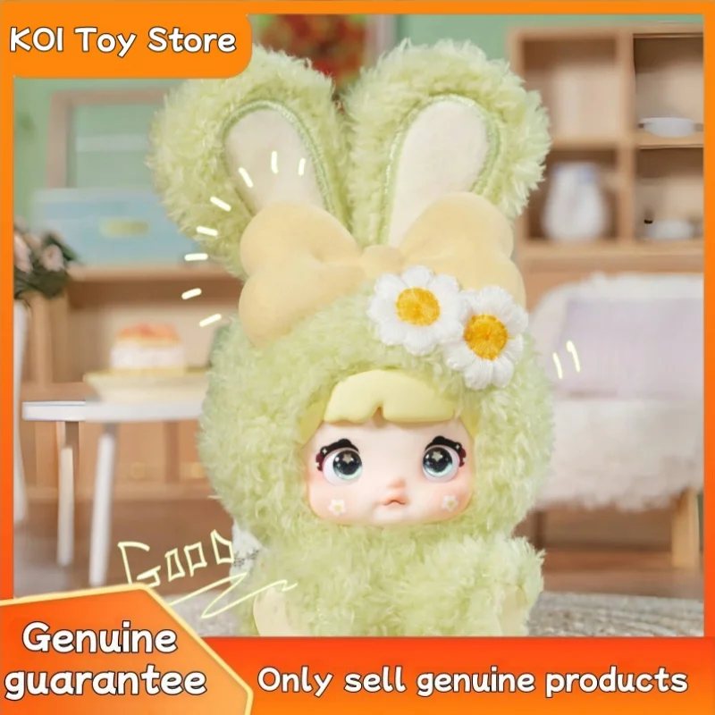 NUEVA muñeca de vinilo auténtica de la serie Nommi V8 del conejito del amor del bebé, caja ciega de moda Kawaii, colgante de juguete de moda, regalo misterioso para Amiga