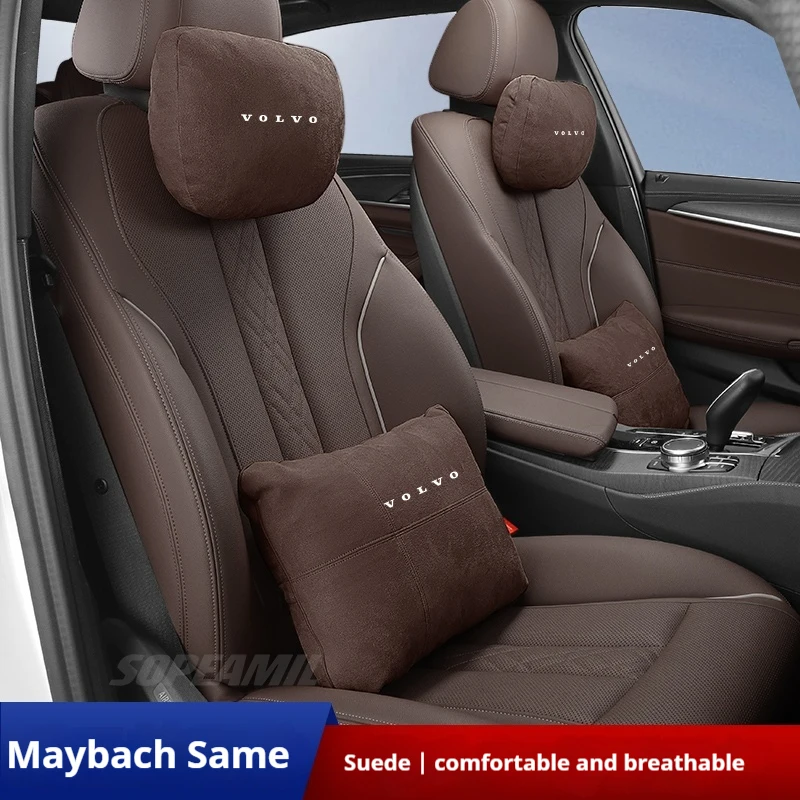 Volvo XC40 XC60 XC70 XC90 V40 V50 V60 V70 V90 S40 S60 S80 S90 C70 Auto Hoofdsteun Neksteun Zetel Lendenkussen Zacht Nekkussen