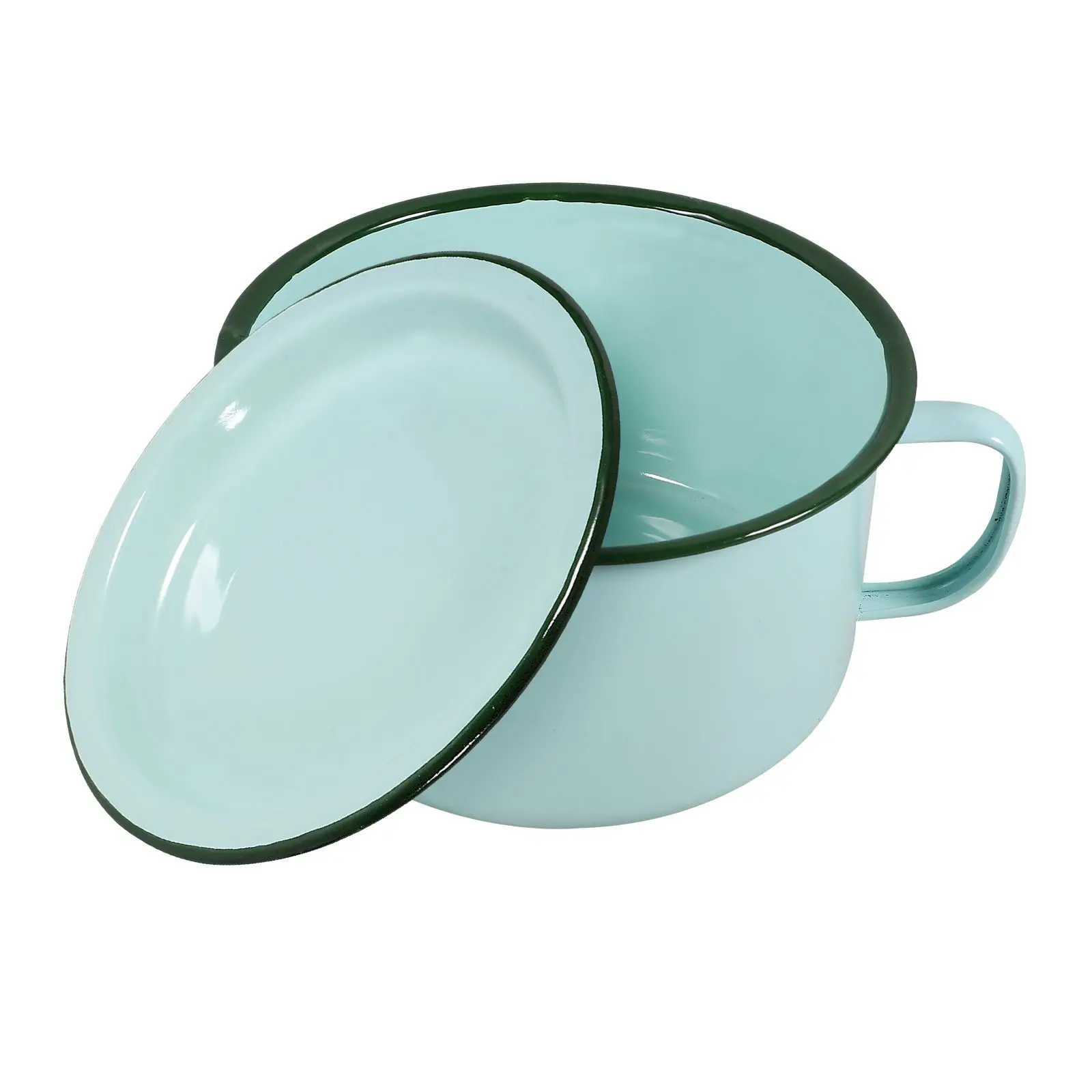 

Retro Enameled Bowl Snack Cup Large Soup Ramen Noodle Rice Kitchenware Tableware Food Bowls Chinese Style Dining