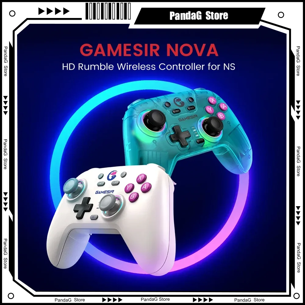 

Game Sir Nova Wireless Switch Gaming Controller Bluetooth Gamepad with Hall Effect for /Android Phone/PC/Nintendo Switch/iPhone