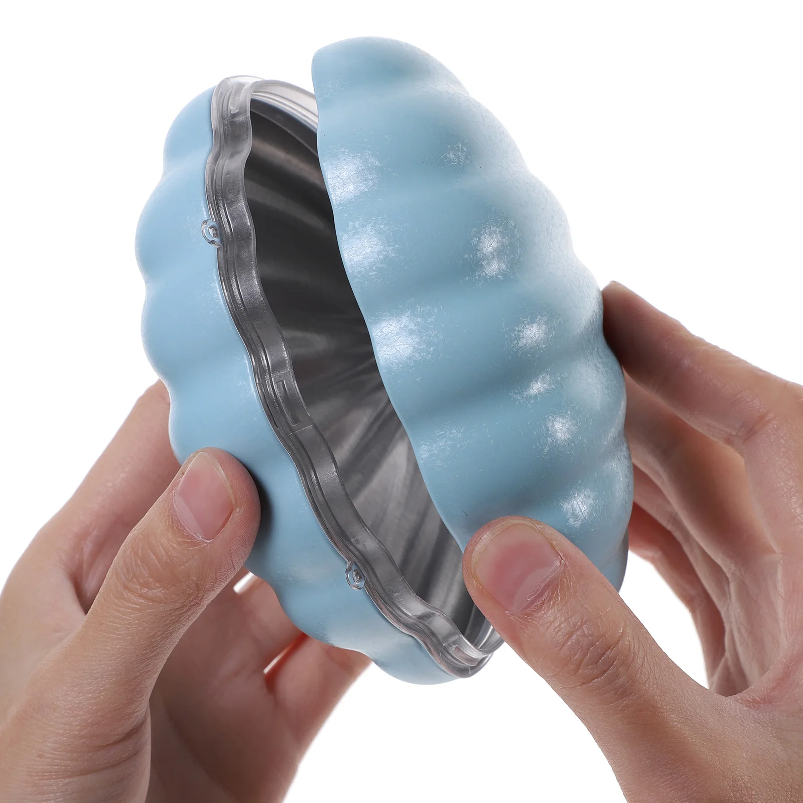 

2pcs Shell Tinplate Durable Storage for Wedding Party Favor Box Party Favor Creative Sea Shell Metal Lightweight