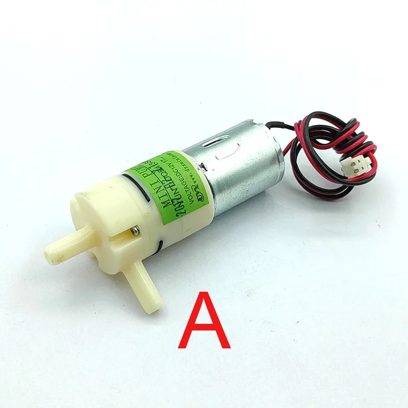 DC 12V24V Small 370 Water Pump Low Noise Large Water Flow 0.8L/0.9L/min For Handheld Oxygen Injector Dental Scaling Water Pump