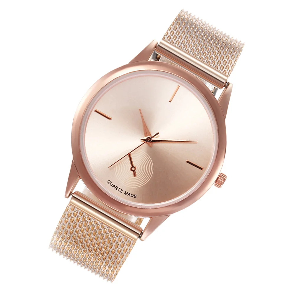 Stone Quartz Female Watch Adjustable Alloy Lightweight Casual Business Wristwatch Elegant Women Fashion Female Watch