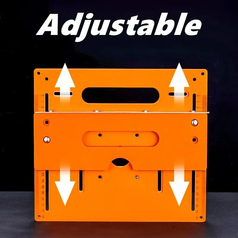 Circular Saw Guide Rail Bottom Plate Adjustable Cutting Machine Handheld Saw Backing Mountain Woodworking Bench Accessories view 2