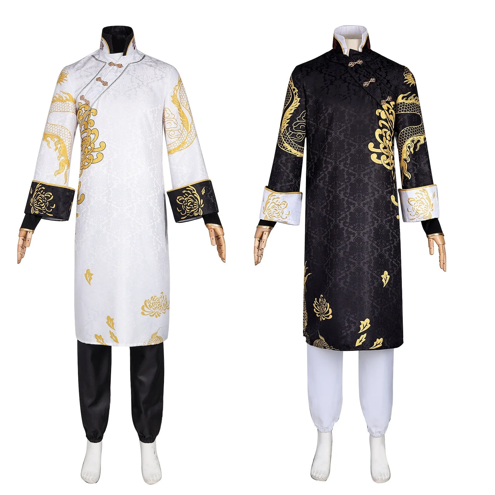 

Game Identity V Wu Chang Cosplay Costume White Guard & Black Guard Cheongsam Uniform Halloween Christmas Cosplay Clothing