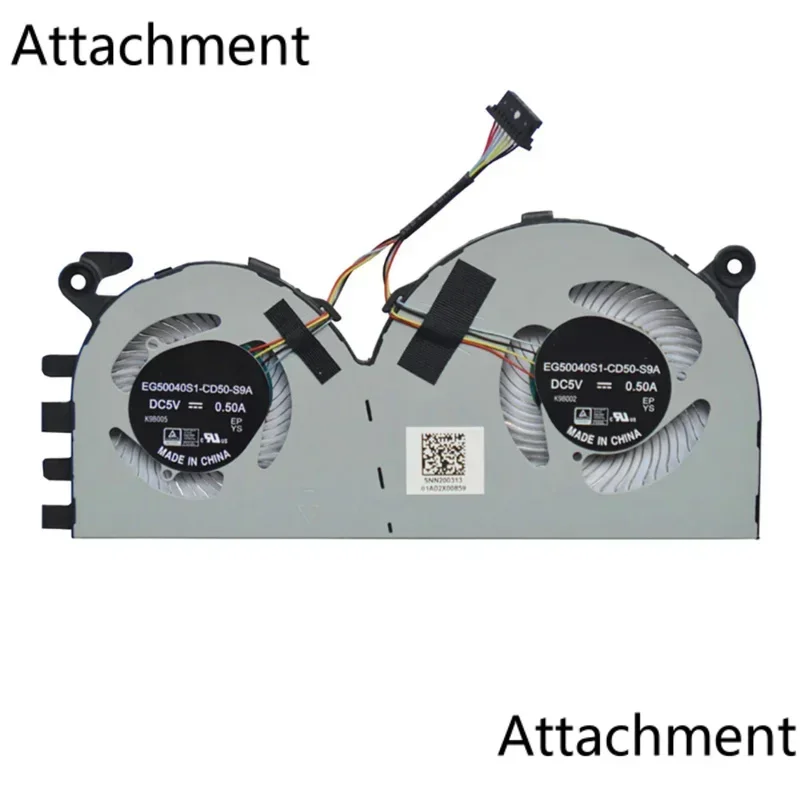 NEW CPU Thermal Cooling fan for Xiaomi mi air 13.3 2017 2018 2019 Cooler Radiator 161301-FF FC FB EG50040S1-CD50-S9A