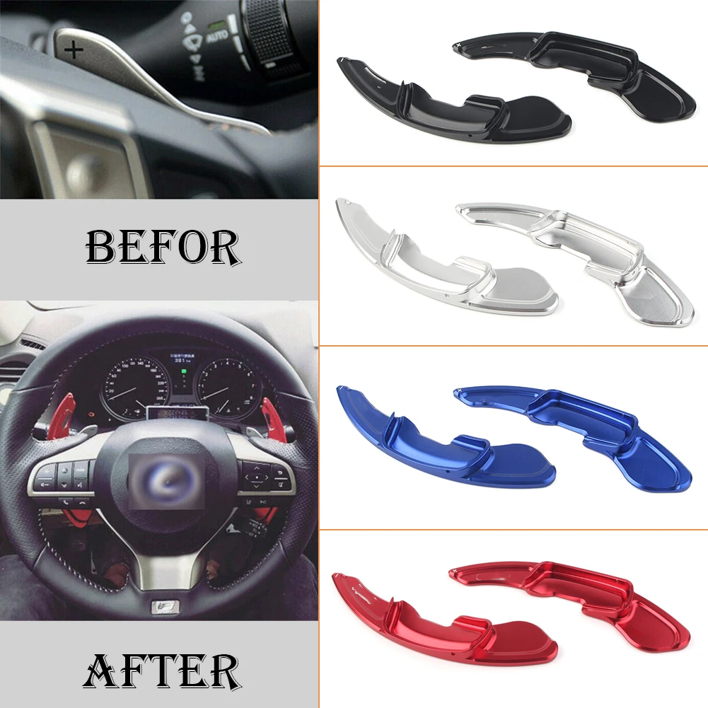 Aluminium Car Steering Wheel Paddle Shifter Direct Shift Gear For Lexus GS Series GS250 GS350 2012 2013 2014 2015 2016