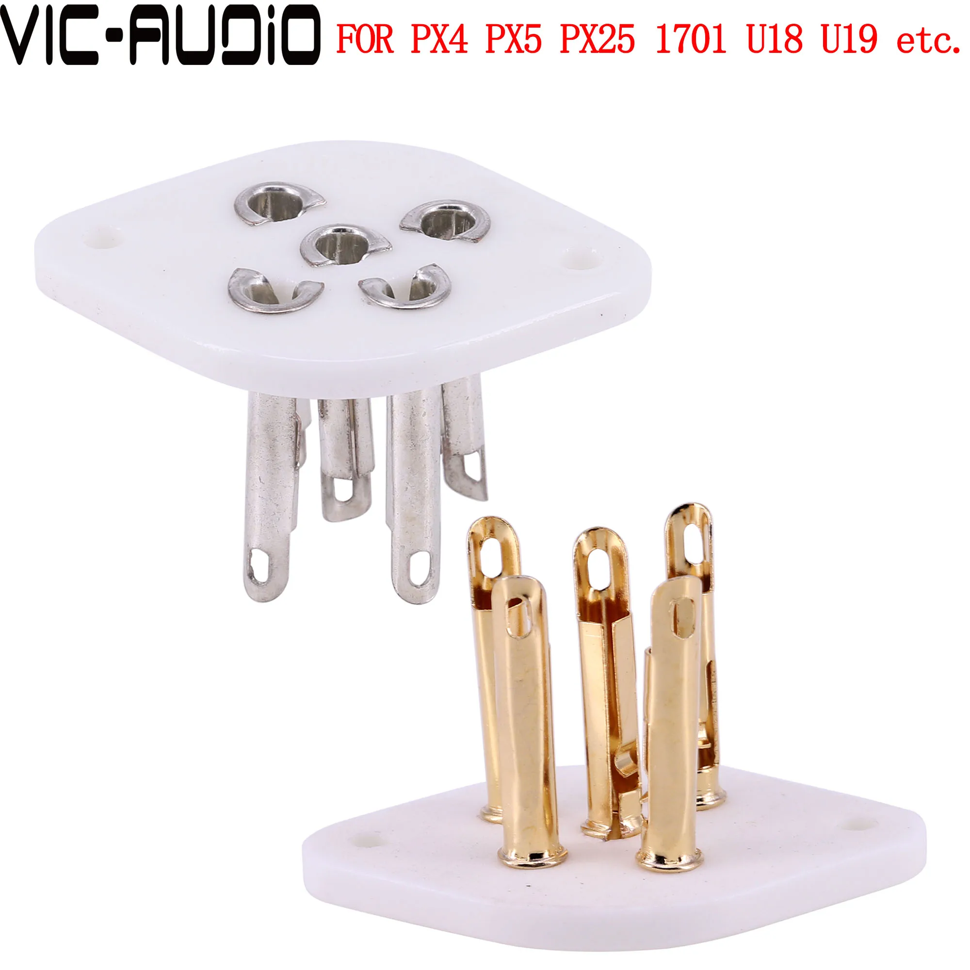 1 قطعة 5Pin أنبوب المقبس السيراميك TUS-B5 ل PX4 PX5 RGN1064 1701 U19 U18 B4 B5 فراغ أنبوب مقبس مكبر للصوت خمر الصوت ايفي DIY