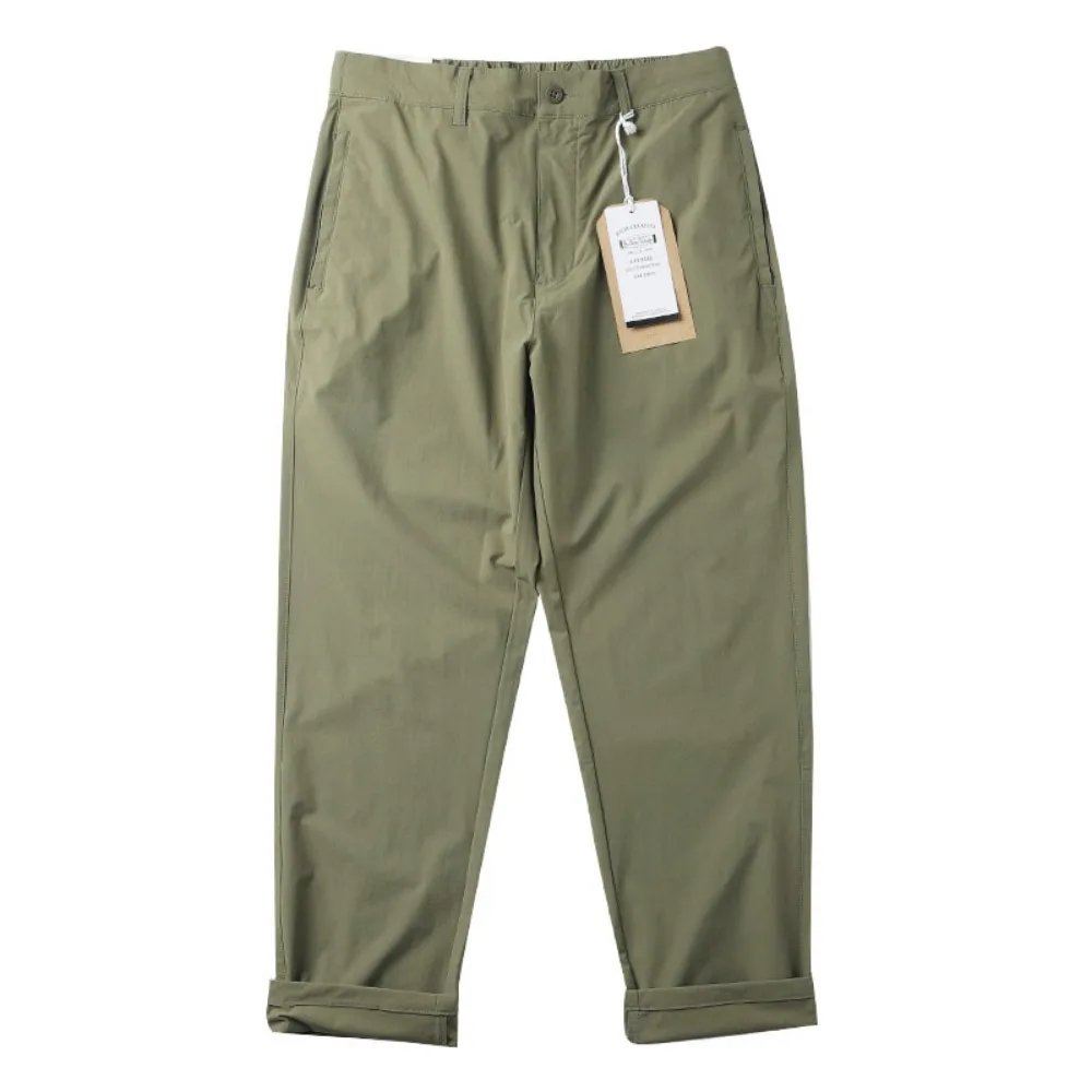 

Spring and summer outdoor quick-drying work pants men's loose elastic zipper pocket casual pants hiking sports pants