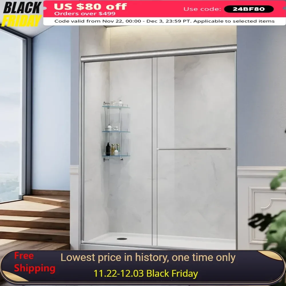 Glass Sliding Shower Door 48