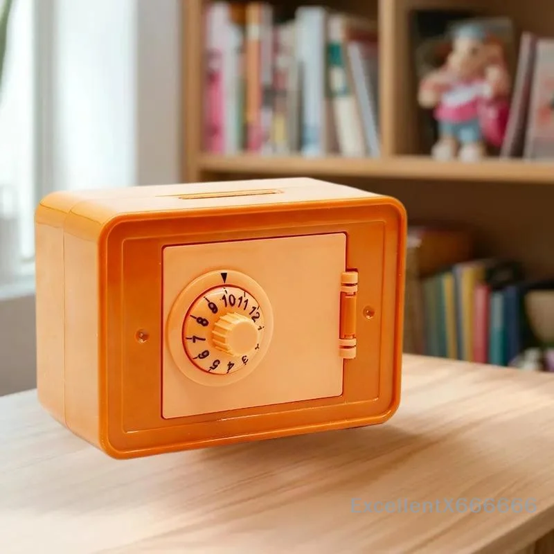 

Retro ATM Style Mini Bank, Money Box Safe with Automatic Deposit Feature, Unique Christmas Gift