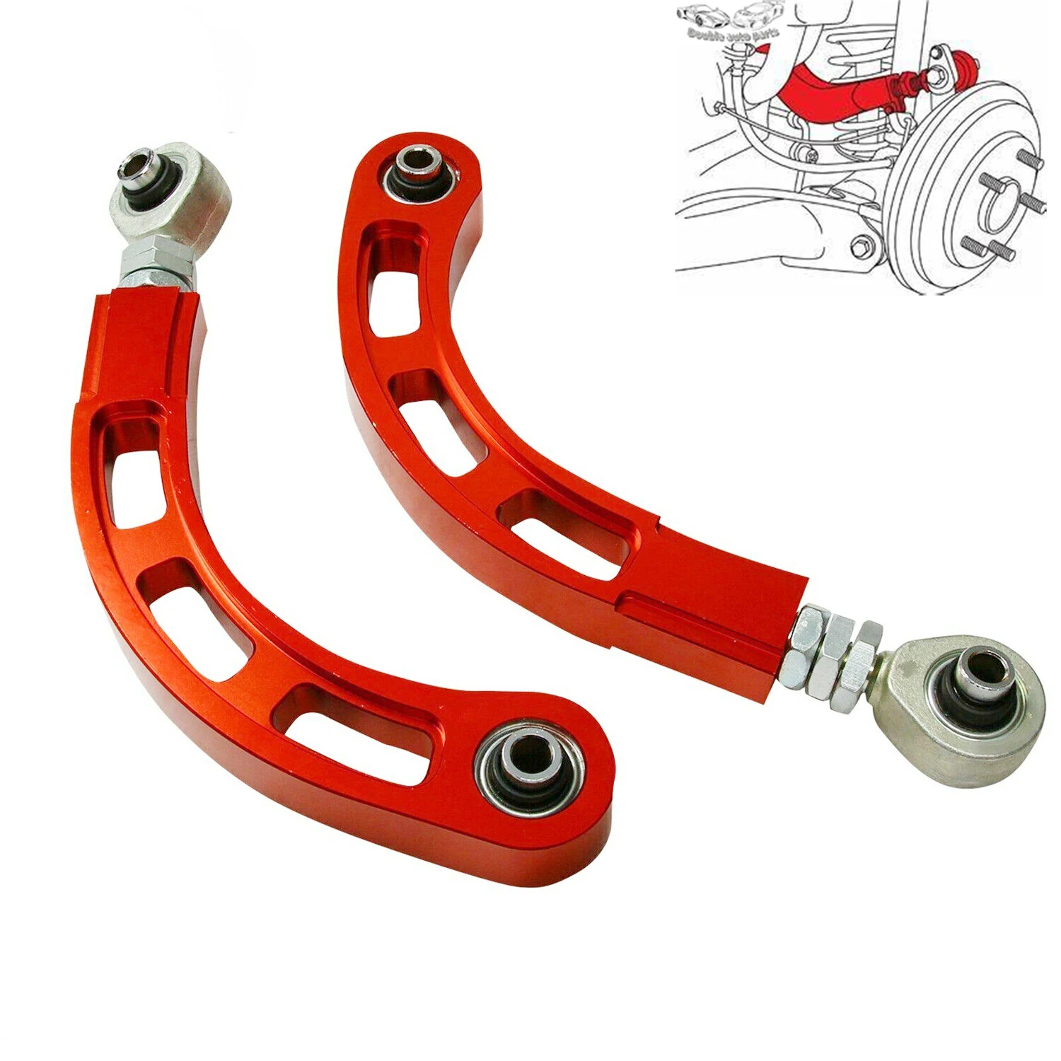 ذراع الحدبة العلوي الخلفي لـ 03-06 بونتياك فيبي لـ 00-06 تويوتا سيليكا ماتريكس AWD