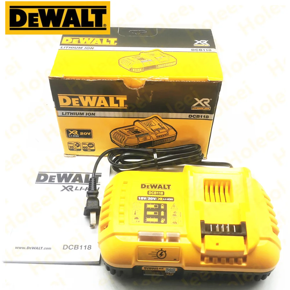 Original DeWalt 10.8V 12V 18V 20V Lithium Battery DCB080 DCB127 DCB183 Fast Charger DCB095 DCB112 DCB115 DCB118 DCB107