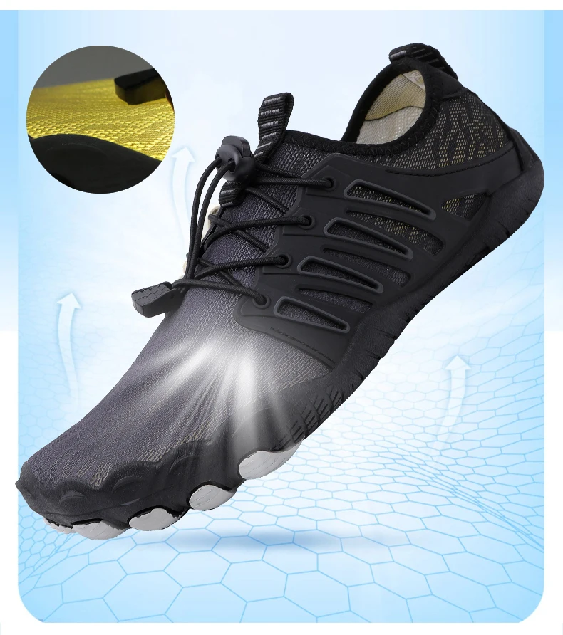 Barfuß Schuhe Strand Wasser Aqua Schuhe Männer Frauen schwimmen im Meer Wassers choenen Chauss ure de Plage Wassersport Aqua shoes – Detail 9