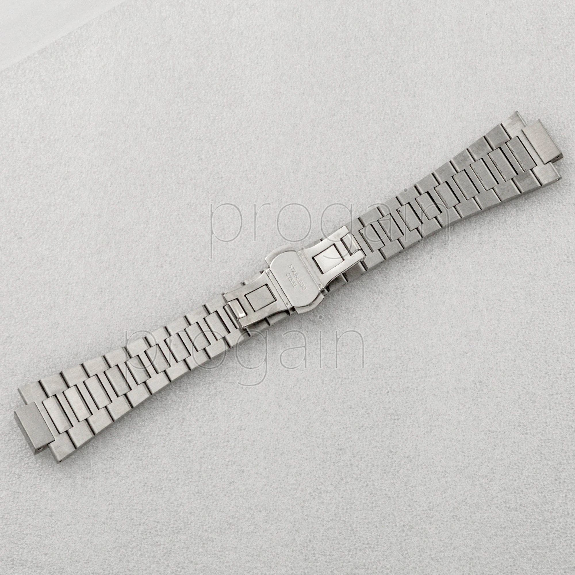 25mm Watch Strap Bracelet Rose Gold Silvery 316L Stainless Steel Solid Butterfly Buckle for Nautilus Accessories Mod Parts