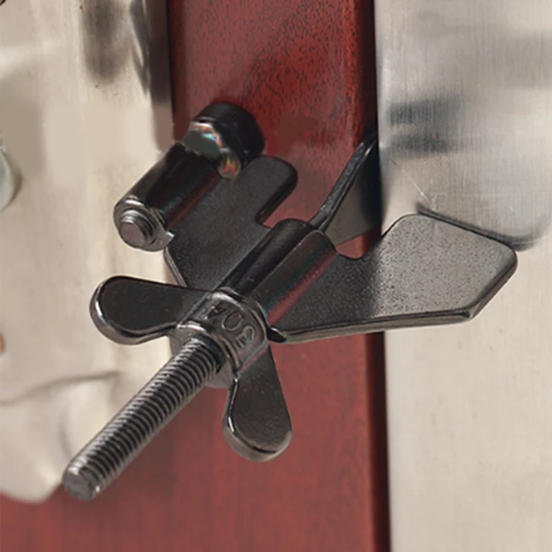 Лучший портативный дверной замок, сверхмощный регулируемый дверной замок для путешествий, устройства защитных дверных замков для дома, гостиницы, общежития