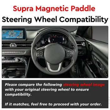 TDD 磁性碳纖維換檔撥片,適用於Toyota Supra A90 A91 2019 2020 2021 2022 2023 2024 方向盤換檔撥片 10 最佳銷售 超碳纖維 - №7