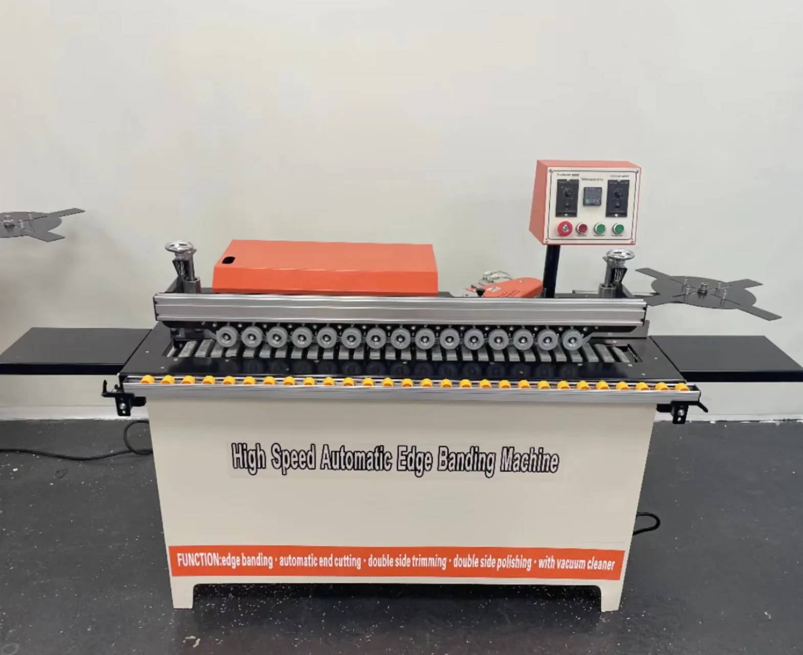 EX236 EX237  woodworking straight line Automatic edge banding  machine with trimming function