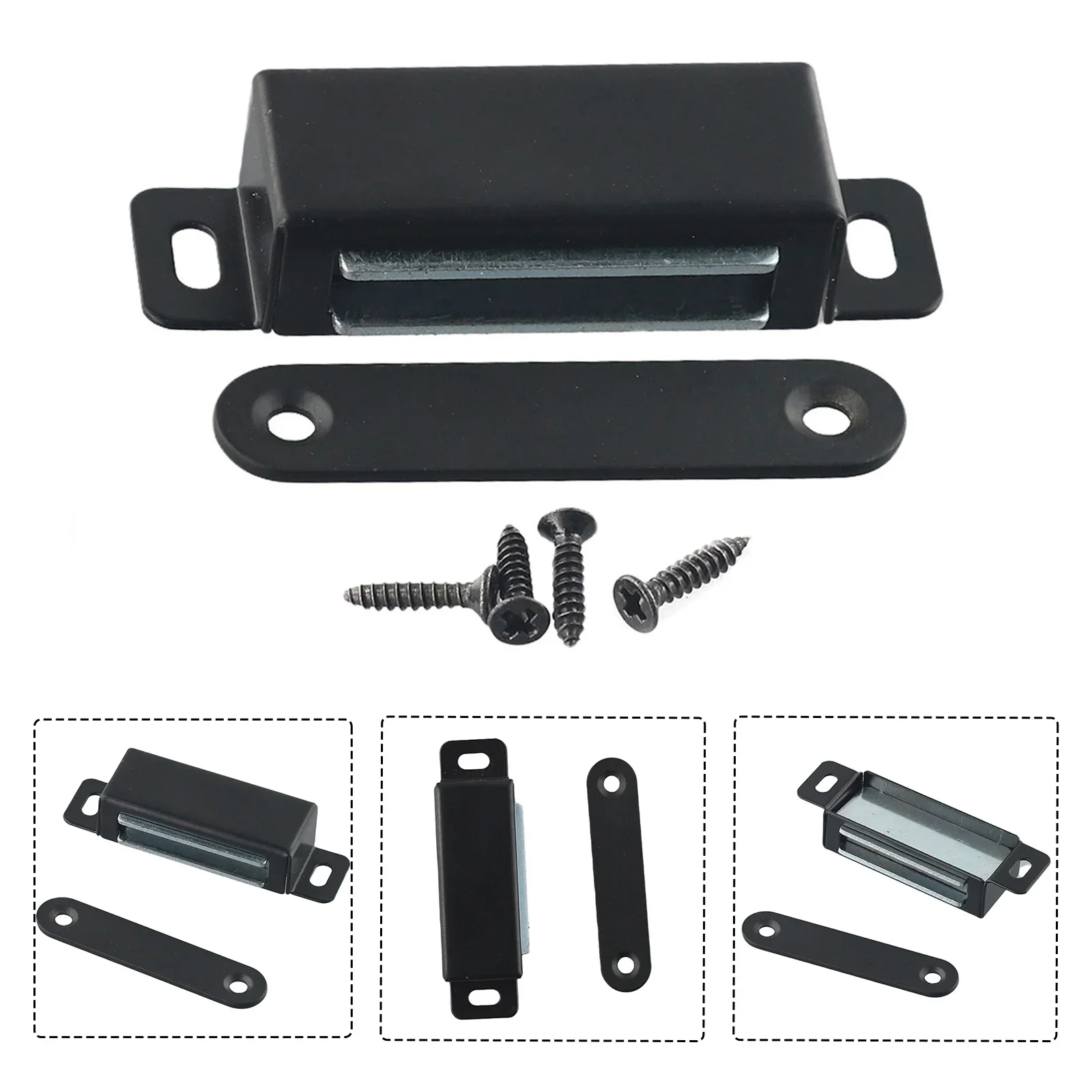 Магнитная защелка для двери шкафа, мощная Магнитная застёжка для шкафа, кухни, грузоподъёмность 40 кг