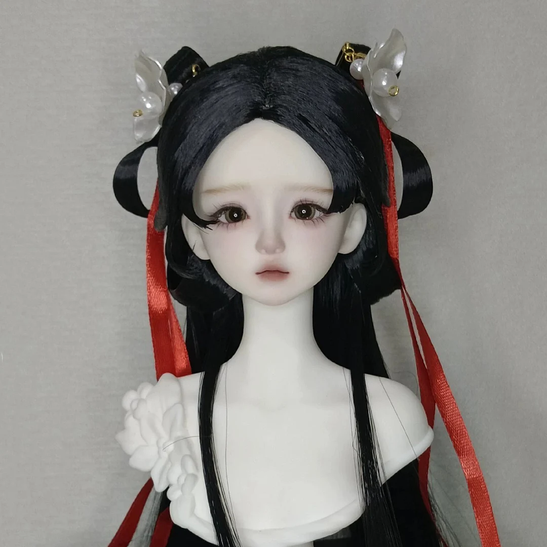 1/6 1/4 1/3 BJD Doll Wig Ancient Costume Hanfu Vintage Style Long Hair Fairy Wig For YOSD MSD SD13 SSDF Uncle Accessories A1768