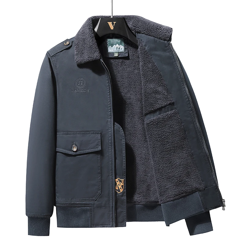 Fleece-Arbeitskleidung, Herrenmäntel, Fleece-verdickte Jacken, Thermo-Armee-Pilotenjacken, Air Force Cargo-Outwear, Windjacke, Herrenjacke