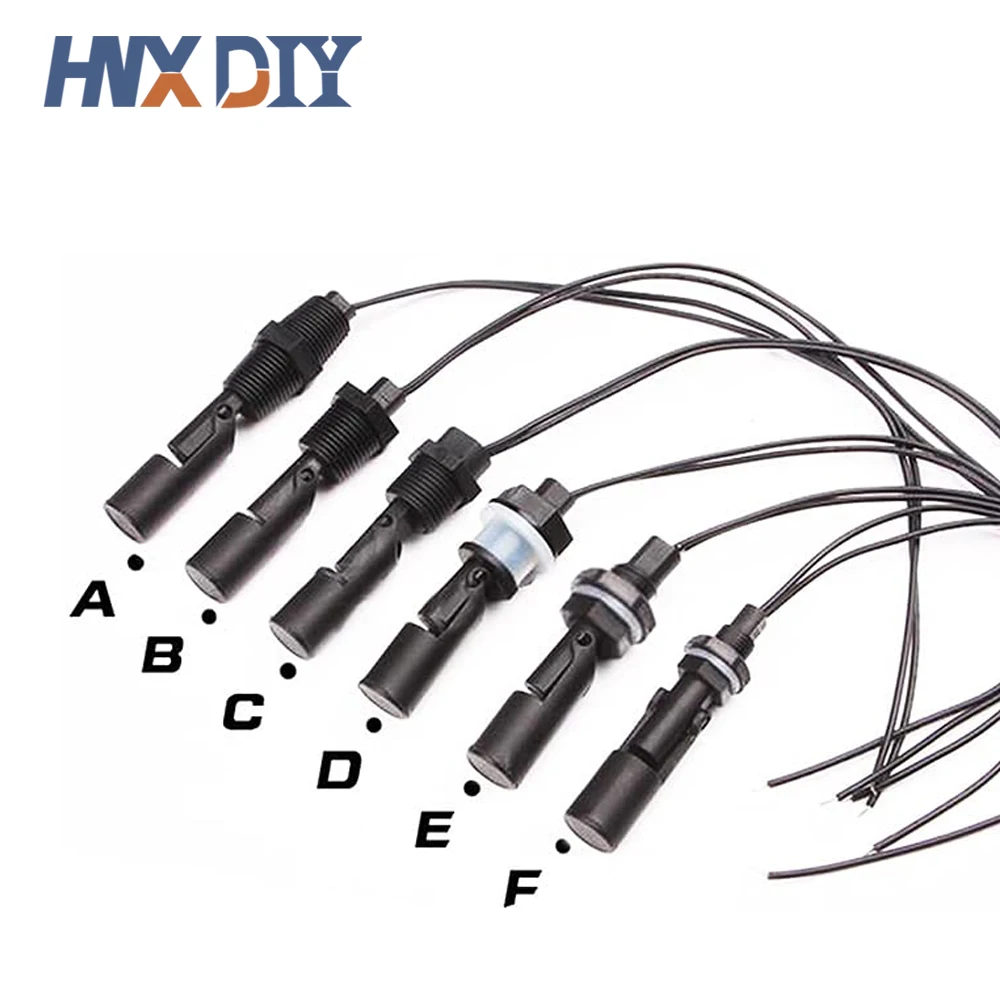 10Pcs/Lot AC 110V Liquid Water Level Sensor Horizontal Float Switch Side Mount Float Switches For Aquariums Fish Tank Pool