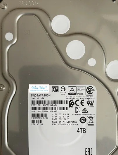 

For 3.5 MG04ACA400N 4TB 7200 128M SATA 4T