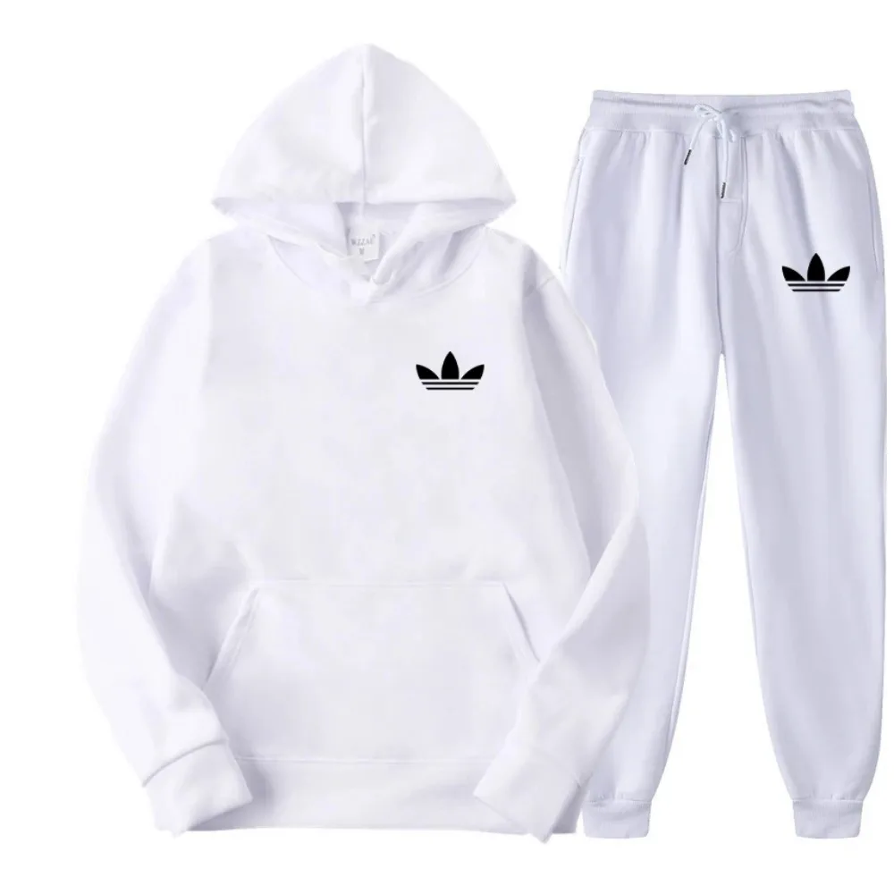 2026 New Fashion Casual Sports Sets for Men and Women Outdoor Jogging, Premium Matching Outfits with Hooded Sweatshirt And view 3