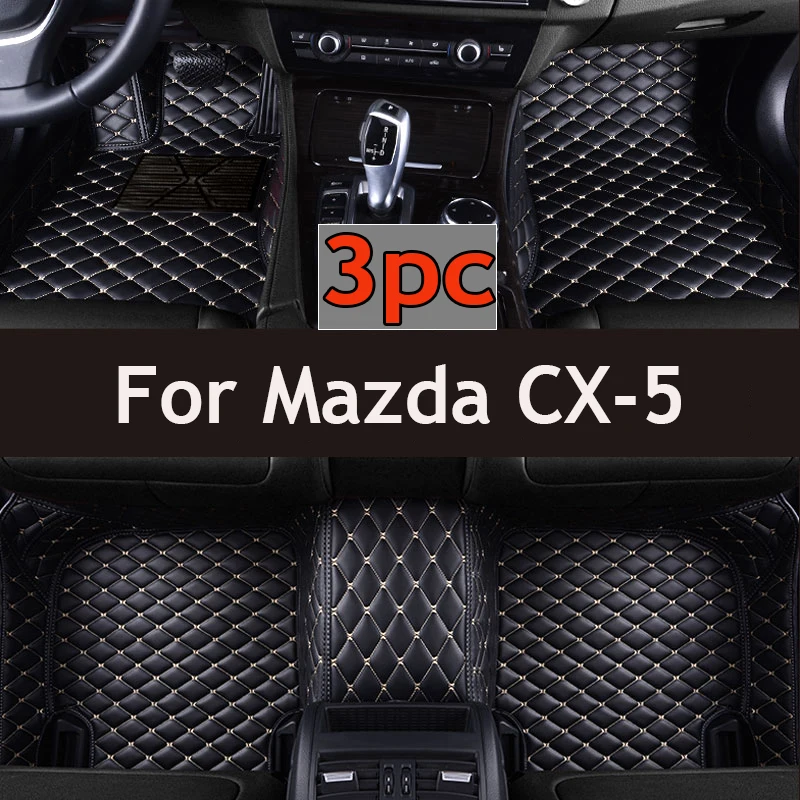 

Автомобильные коврики для Mazda CX-5 CX5 KF 2017 ~ 2023 Кожаные роскошные коврики Коврики Полный комплект автозапчастей салона Автомобильные аксессуары 2018