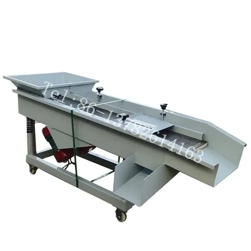 

electric linear type screw vibration sieving machine straight line type bolt cap screw screening machine/linear vibrating screen