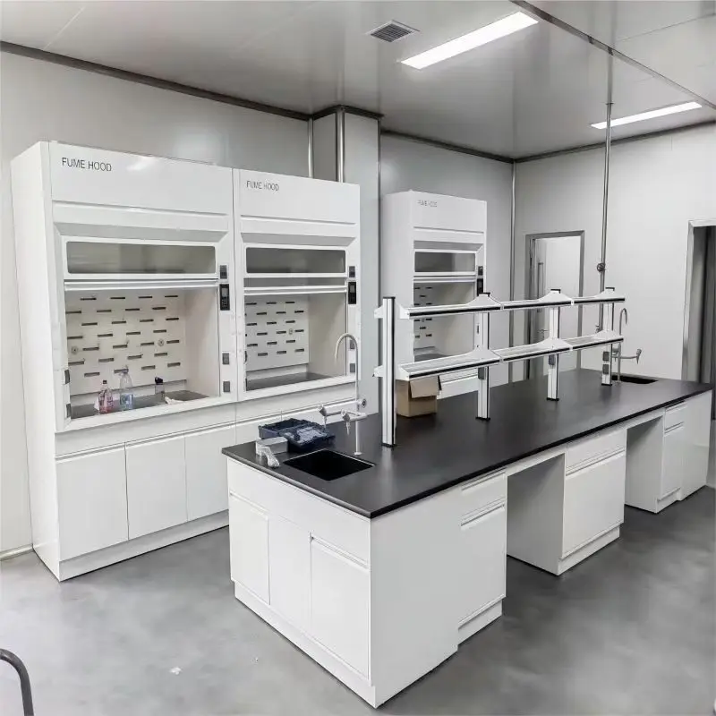 Lab table with reagent shelf drawer physical chemistry medical science lab furniture