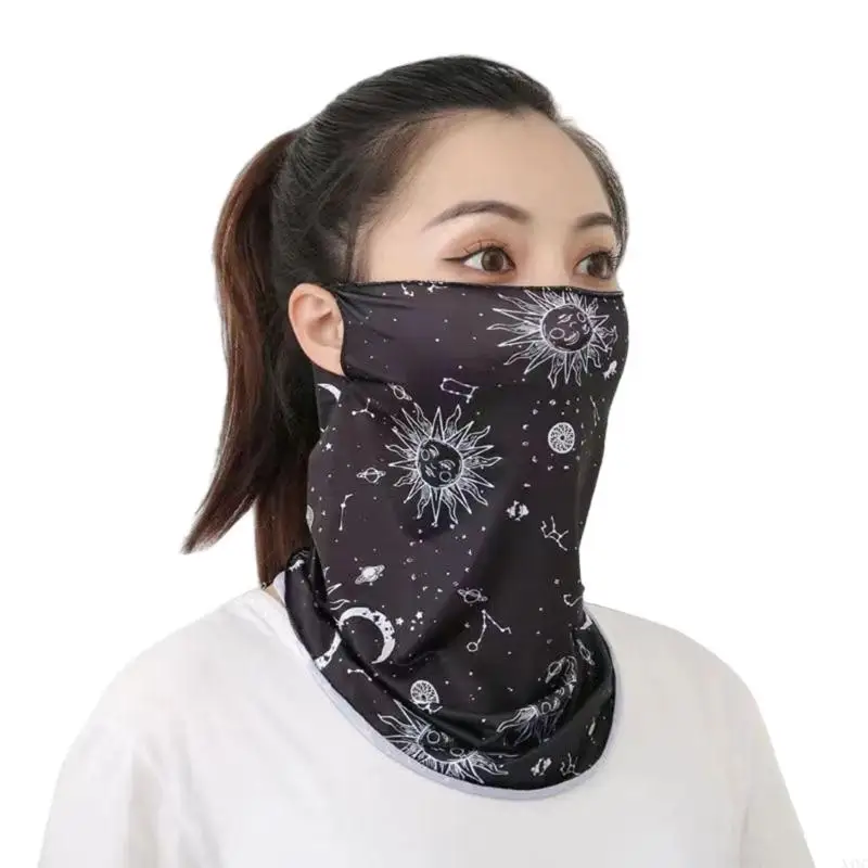 หน้ากาก X4YC SUNPROOF FACE SHIELD ที่มีสไตล์สำหรับสภาพอากาศร้อนสำหรับการเดินป่ากลางแจ้งคอ