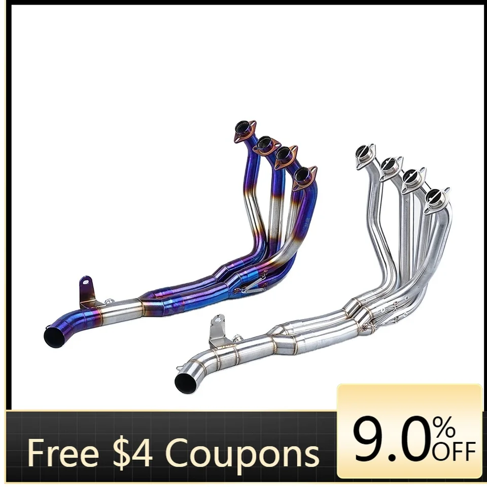 

STLF 2017-2021 Kawasak Z900 Muffler Full Exhaust System Steel Front Header Pipe Tube Slip-On New Condition