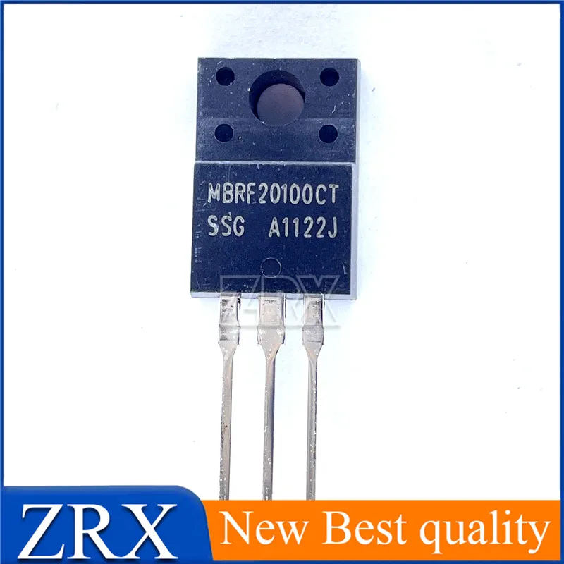 5 قطعة/الوحدة جديد الأصلي MBRF20100CT الصمام الثلاثي الدوائر المتكاملة نوعية جيدة في المخزون