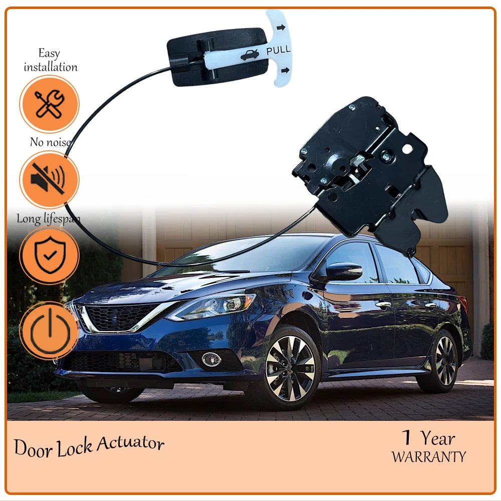 Trunk Latch Actuator, Suited to 2015-2019 Nissan Sentra, Rear Boot Lock Mechanical Assembly oem 846313SG1A,84631-3SG1A