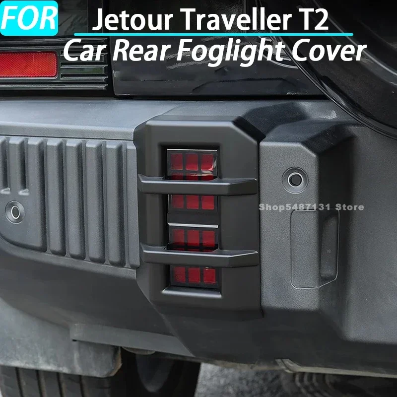 

Car Rear Foglight Cover Rear Fog Light Decoration Strip for Jetour Traveller T2 Exterior Accessories