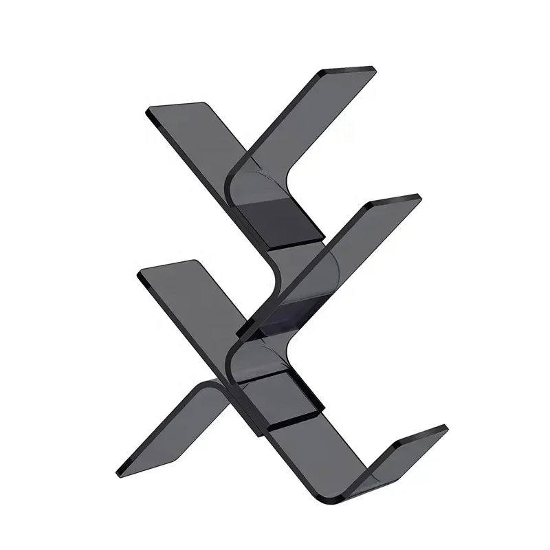 Modern Creative Acrylic Tree-Shaped Bookshelf Magazine Rack Simple Luxury Multi-Layer Household Shelf Fashion-Style Store