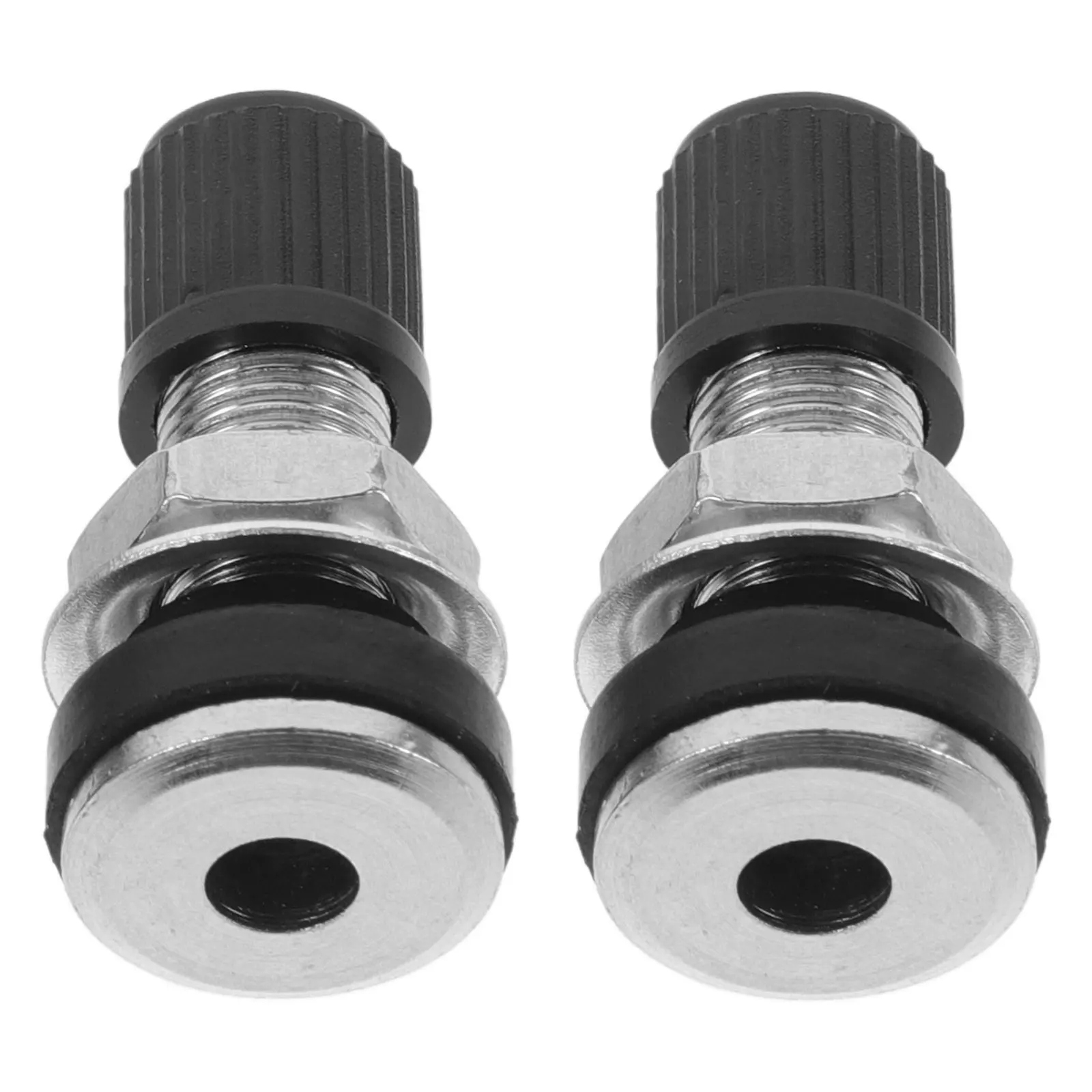 

2pcs Tubeless Copper Leak-Resistant High-Performance Metal Easy Install Stem Kit For Cars Motorbikes Bicycles Tire Seal Injector