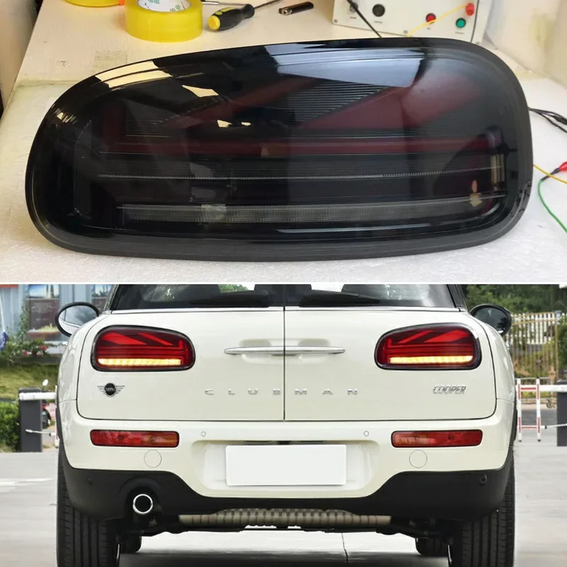 Car LED Taillight Tail Light For Mini F54 Clubman 2016-2022 Rear Running Light + Brake Lamp + Reverse + Dynamic Turn Signal