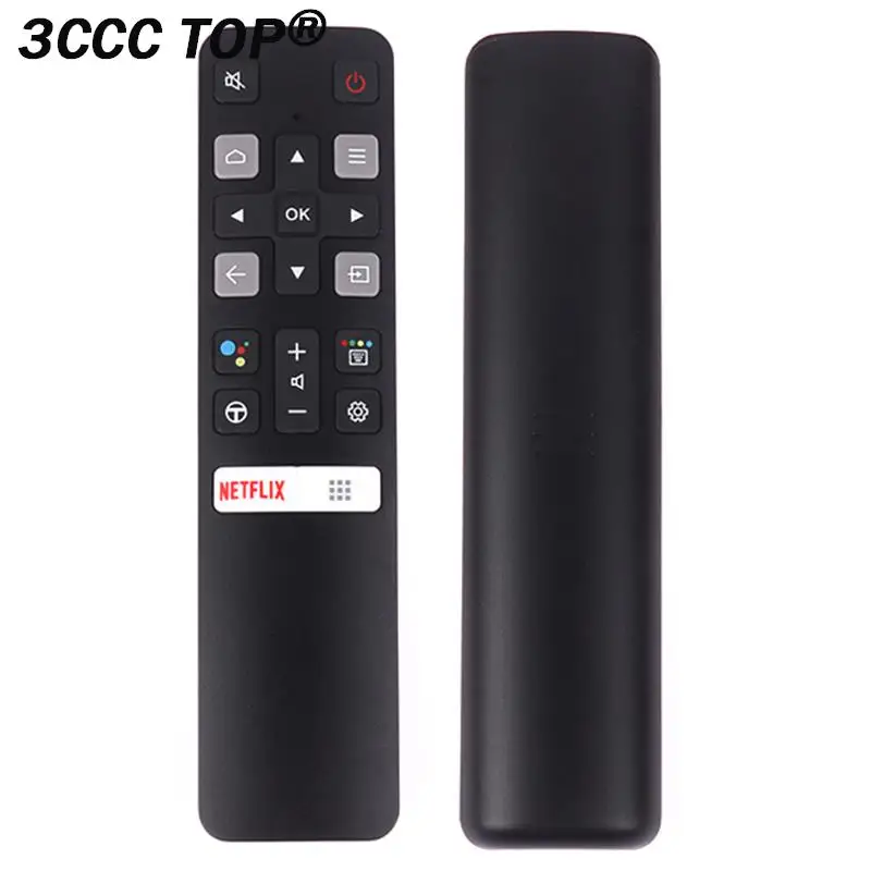 ريموت كنترول rc802v, fnr1, للتلفاز الذكي tcl ويوتيوب rc802v fmr1 fmr2 fr1 fur5 fur7 fur6