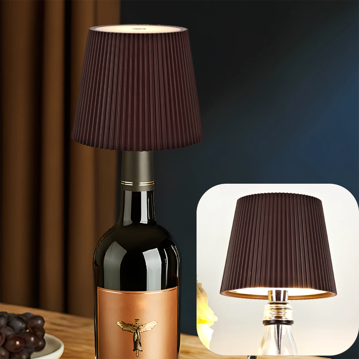 NONE Wireless LED Wine Bottle Lamp 5
