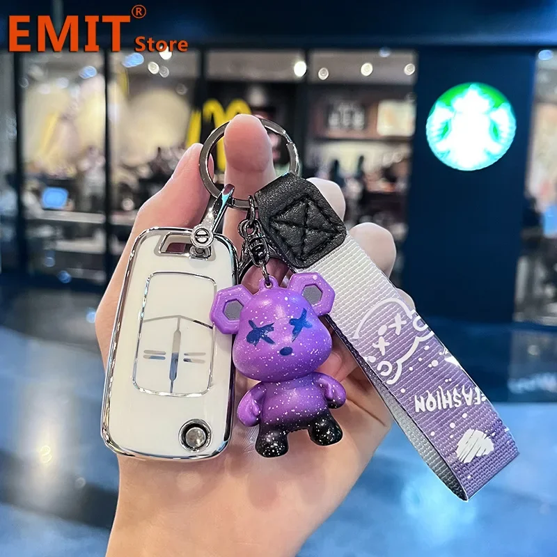 Porte-clés de voiture pour Vauhxall Opel Astra H J Corsa D Insignia Vectra B C Zafira Signum Mokka G Montana, accessoires de couverture