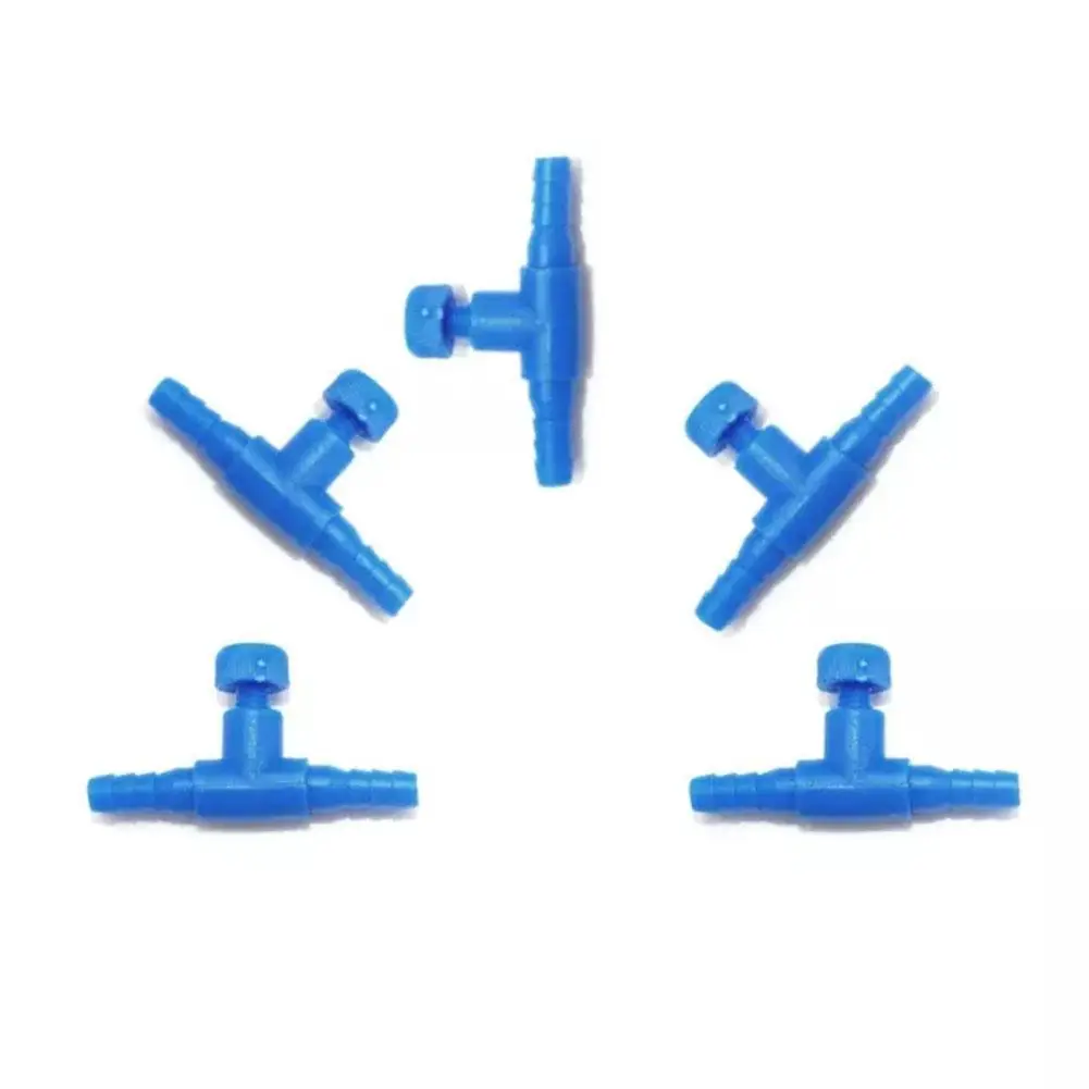 5 stücke Tank Volumen regelventil Aquarium Luft regler Rohr Rohr Teiler Ventil einstellbare Luftpumpe