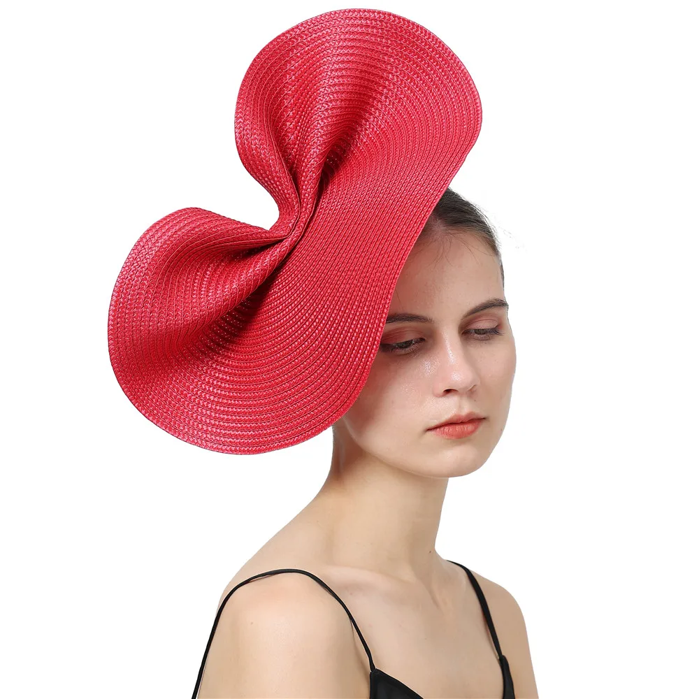 Fascinator kapelusz ślub kobiety akcesoria do włosów klips do włosów panie kościół ozdoby do włosów imprezowe damskie nakrycia głowy na okazje Derby