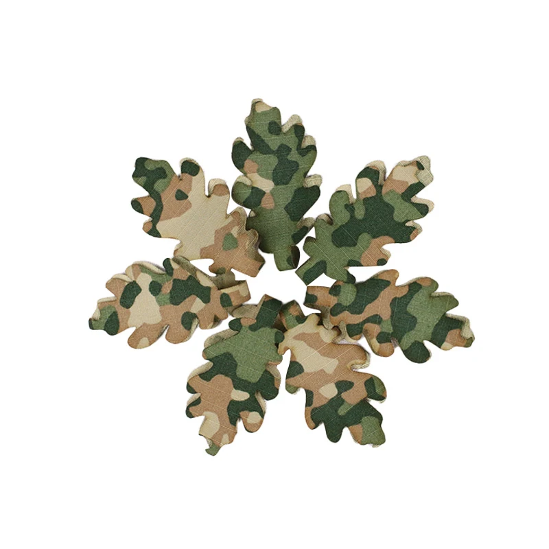 15 قطعة/المجموعة الألوان الادسنس ثلاثية الأبعاد خوذة غطاء التمويه يترك Ghillie دعوى المواد التكتيكية في الهواء الطلق لعبة لتقوم بها بنفسك والعتاد EMR/الثلج كامو