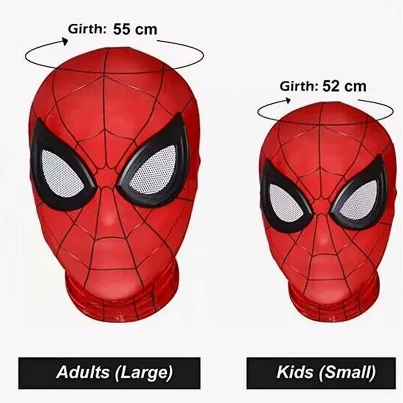 Iron Spider 3D Mask Peter Parker Lens Mask Superhero Cosplay Costume Mask Remy Miles Expedition Halloweengame Show Headgear Gift