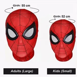 Superhero Cosplay Costume Mask, Iron Spider 3D Mask, Peter Parker Lens Mask Remy Miles Expedition Chapel, Halloween Show Gift 11 Main Sales Mask Spider - №12