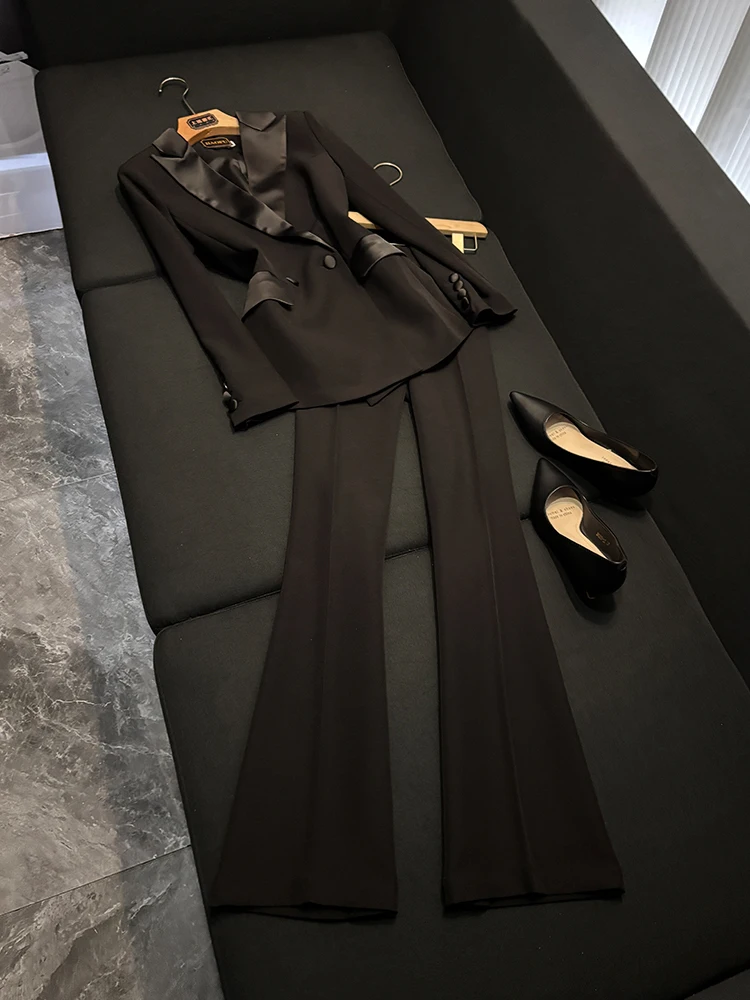 

Комплект костюма для похудения, корейская профессиональная одежда, комплект из двух предметов, легкая женская одежда Ele Feel OL Faion Busin